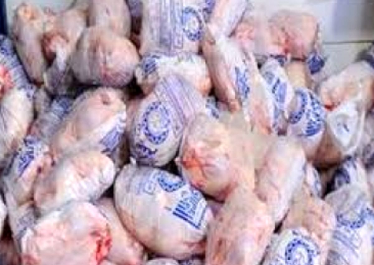 50 تن مرغ منجمد در شبکه بازار گیلان توزیع می‌شود