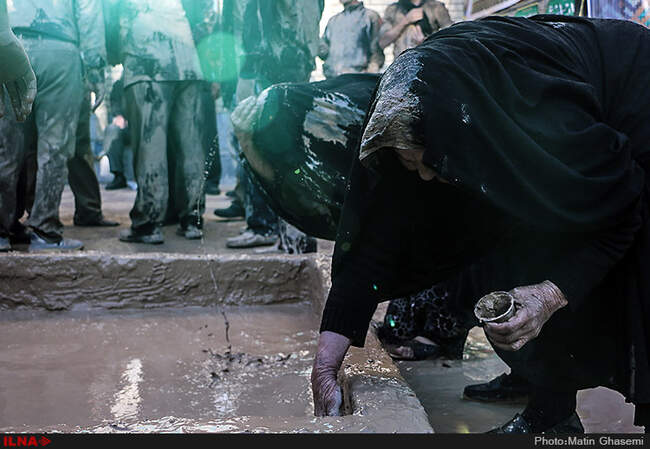 آیین گل مالی عاشورای حسینی در لرستان