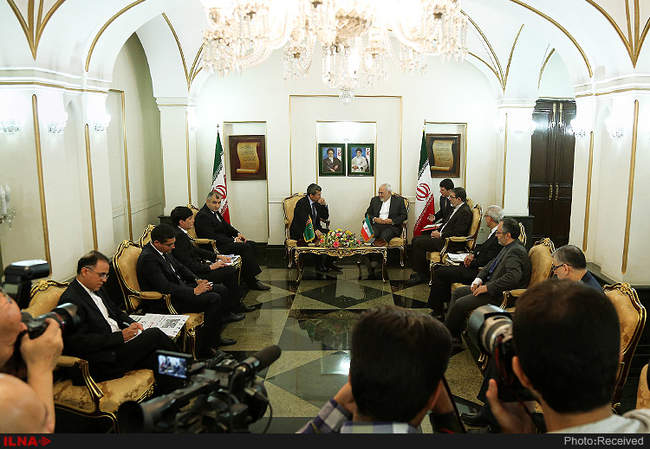 دیدار ظریف با وزیر خارجه ترکمنستان 