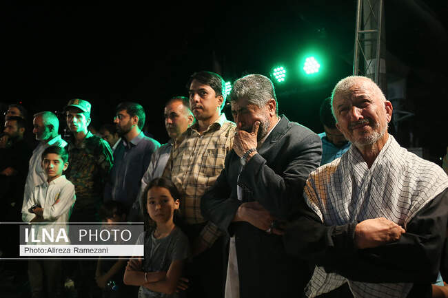 مراسم وداع با پیکر ١٥٠ شهید ٨ سال جنگ تحمیلی