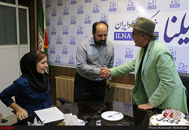 جشن تولد هفتاد و شش سالگی جواد مجابی در خبرگزاری ایلنا 