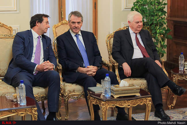 Former British FM Jack Straw Meets Javad Zarif