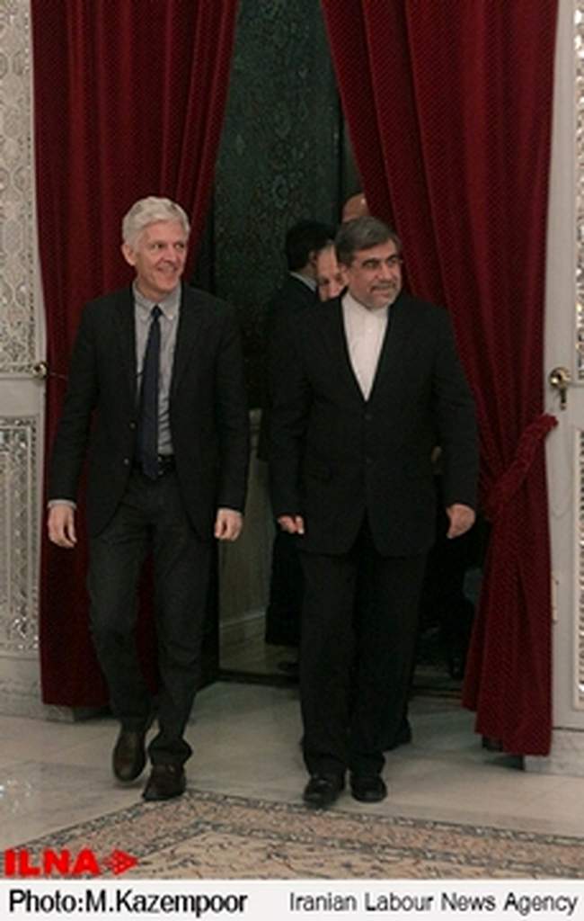 دیدار وزیر میراثو فعالیت‌های فرهنگی و جهانگردی ایتالیا با آیت الله �