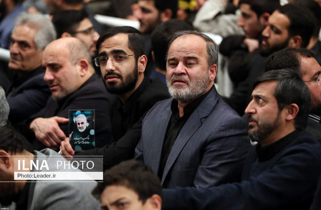 آخرین شب مراسم عزاداری حضرت فاطمه‌زهرا (س) با حضور رهبر معظم انقلاب