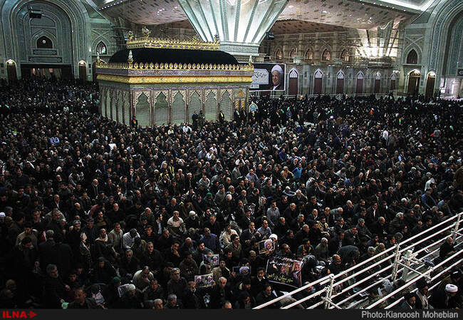 مراسم هفتمین روز درگذشت آیت الله هاشمی رفسنجانی