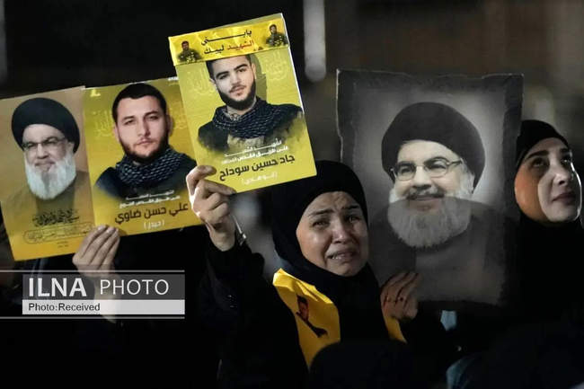 تصاویری از مراسم سالگرد شهادت سید حسن نصرالله 