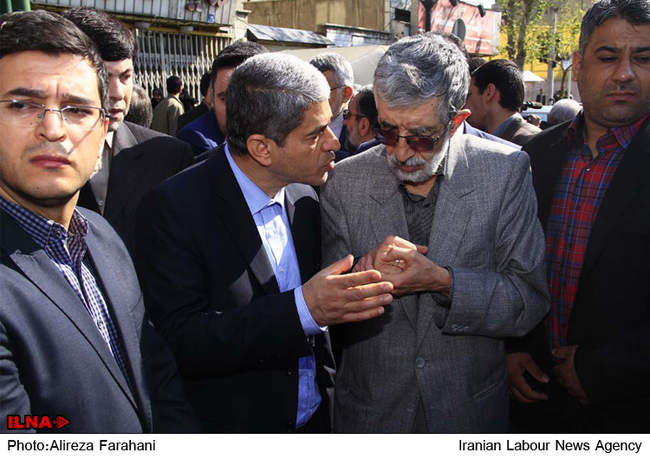 مراسم تشییع همسر آیت الله جنتی در تهران 