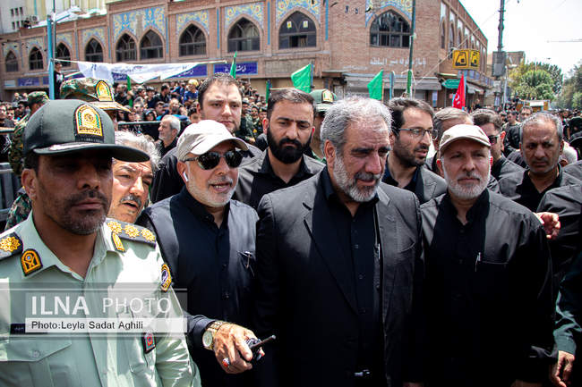 مراسم خیمه سوزان روز عاشورا در بازار تهران