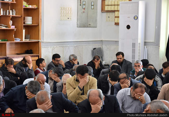 مراسم ترحیم خواهرزاده سید محمود علوی وزیر اطلاعات