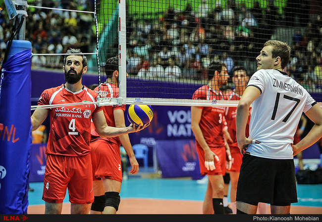 لیگ ملت‌های والیبال/ایران و آلمان