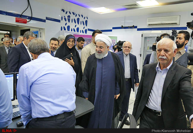 گزارش تصویری از مراسم افتتاح فاز سوم پتروشیمی پردیس، دماوند و مرجان