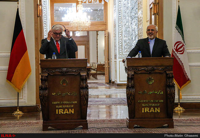 دیدار محمد جواد ظریف وزیر امور خارجه کشورمان با فرانک والتر اشتن مای�