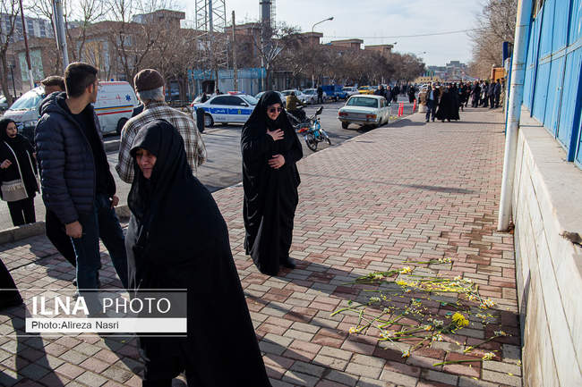 تشییع شهدای مدافع امنیت در قزوین به روایت تصویر