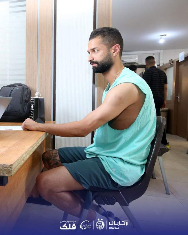 گزارش تصویری: حضور بازیکنان استقلال در ایفمارک