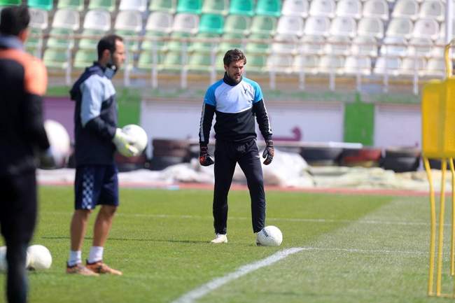 گزارش تصویری تمرین سایپا پیش از بازی با پرسپولیس