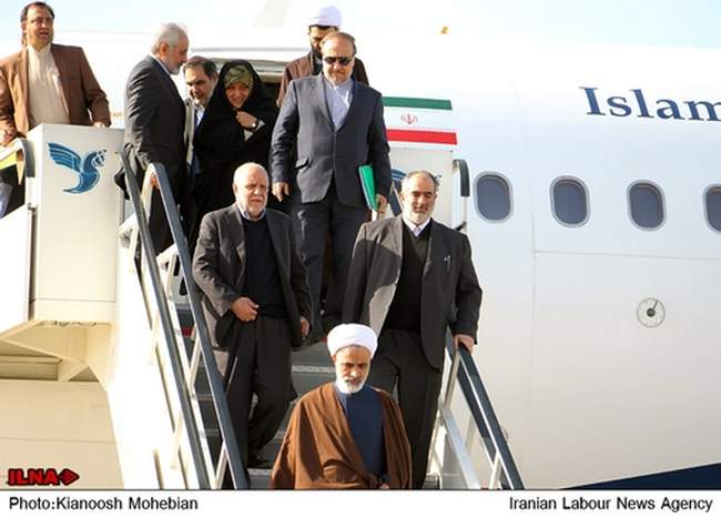 ورود رییس جمهور به بوشهر