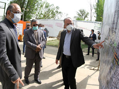 بازدید معاون قضایی-سیاسی سازمان بازرسی کل کشور از پروژه احداث باغ راه حضرت فاطمه زهرا (س) 