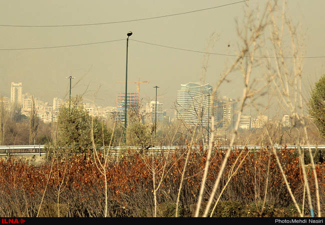 آلودگی هوای امروز تهران 