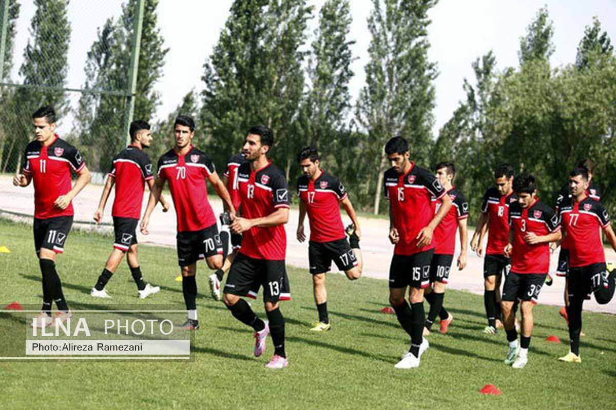 گزارش تمرین پرسپولیس در اوکراین