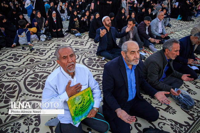 اقامه نماز باران در قزوین 