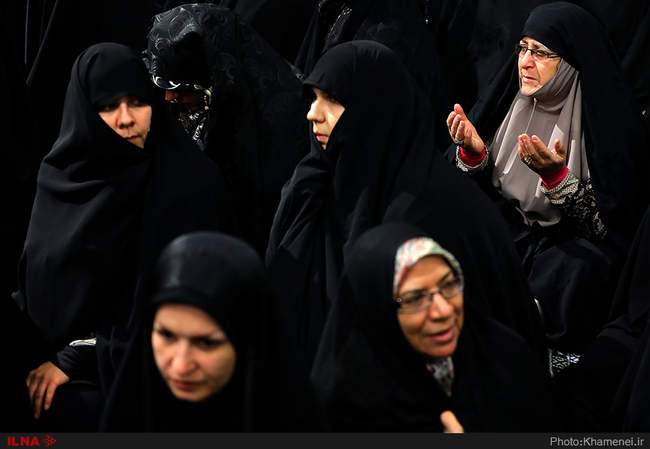 دیدار جمعی از مداحان و ذاکران اهل بیت(ع) با رهبر انقلاب