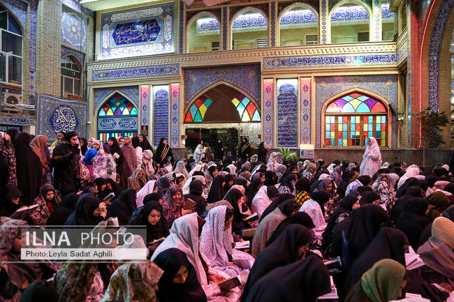 مراسم احیا شب بیست و سوم  ماه مبارک رمضان در امام زاده صالح (ع) تهران