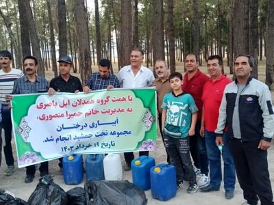 سوسک چوب‌خوار بلای جان درختان تخت‌جمشید/ مردم محلی با دبه و بطری به کمک درختان خشک شده آمدند