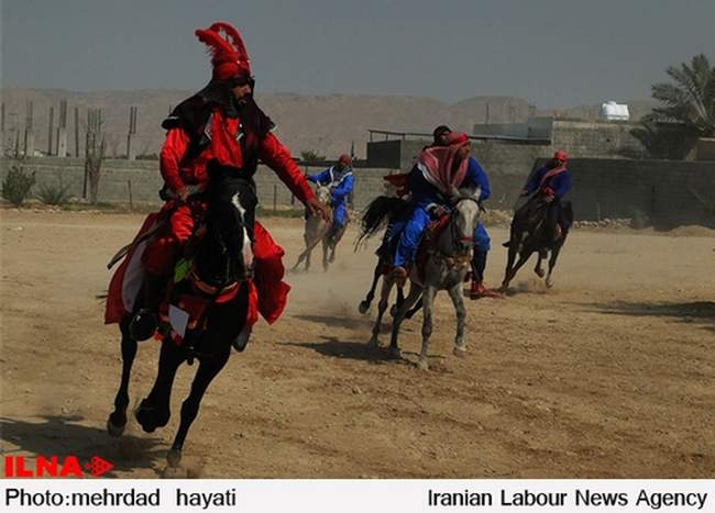 تعزیه شهادت حضرت امام حسین(ع) / روستای کره موچی شهرستان لامرد