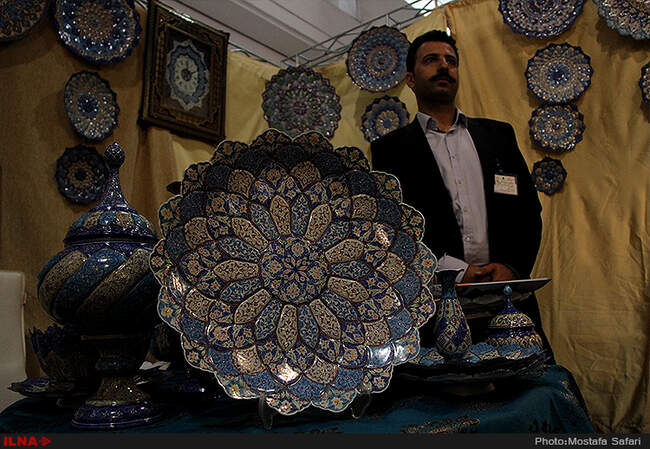 افتتاح نمایشگاه عیدانه صنایع دستی با حضور زهرا احمدی پور، رییس سازمان میراث فرهنگی، صنایع دستی و گردشگری