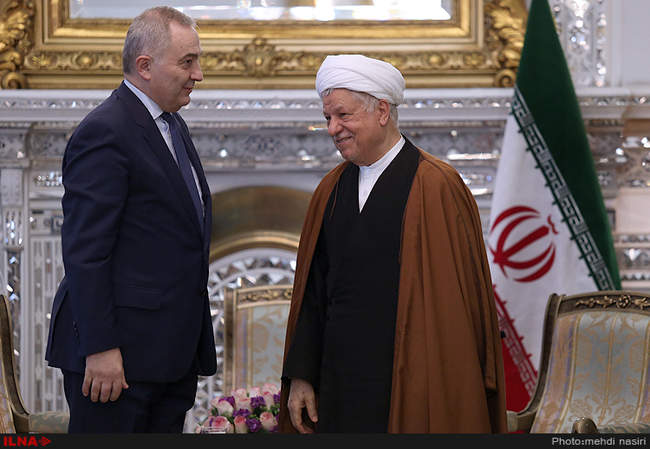 دیدار وزیر خارجه رومانی با آیت الله هاشمی رفسنجانی رئیس مجمع تشخیص م