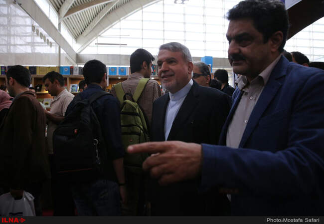 حضور  سید رضا صالحی امیری وزیر فرهنگ و ارشاد در سی‌‌اُمین نمایشگاه بین‌المللی کتاب تهران 