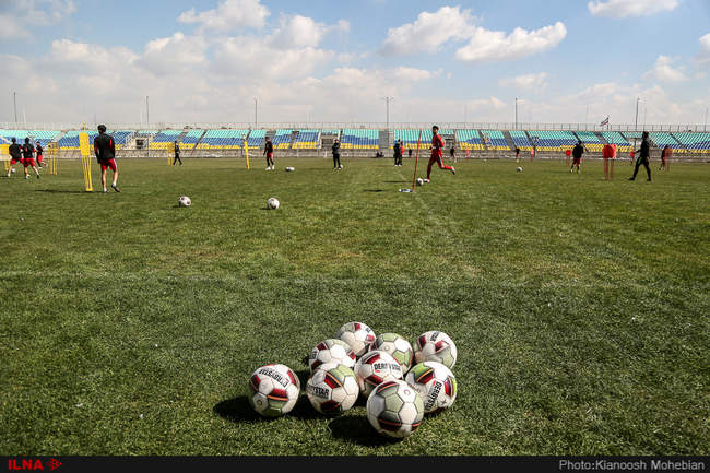 تمرین امروز تیم فوتبال پرسپولیس