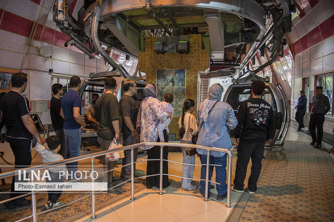 چشم انداز جنگل و دریا در قاب طبیعت