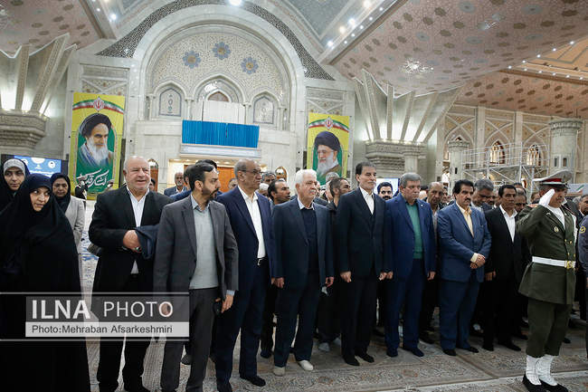  آیین تجدید میثاق جامعه کار و تولید با آرمان‌های بنیان‌گذار نظام جم�