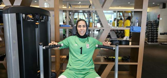 تمرین ریکاوری ملی پوشان فوتسال بانوان در سالن جیم