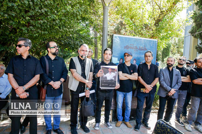 تشییع پیکر مرحوم بهمن رجبی 
