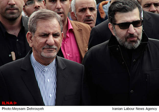 مراسم تشییع و خاکسپاری والده رییس جمهور