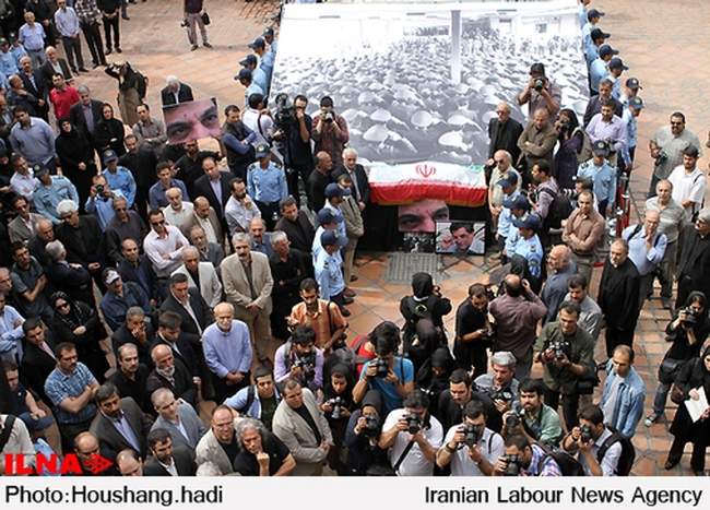 تشییع پیکر حسین پرتوی