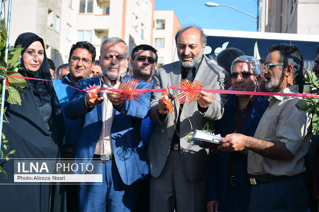 افتتاح پروژه های شهرستان البرز با حضور فرماندار البرز