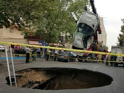 ریزش تونل مترو در خیابان پیامبر؛ یک مصدوم به‌جای گذاشت