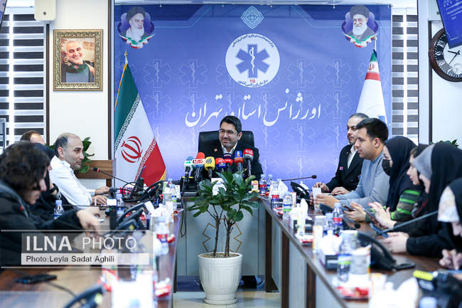 نشست خبری رئیس سازمان اورژانس استان تهران