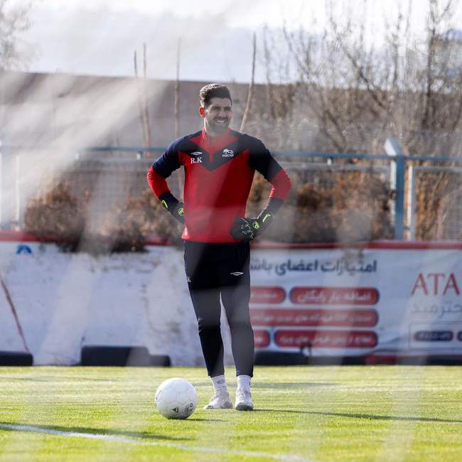 گزارش تصویری تمرینات گلرهای تراکتور