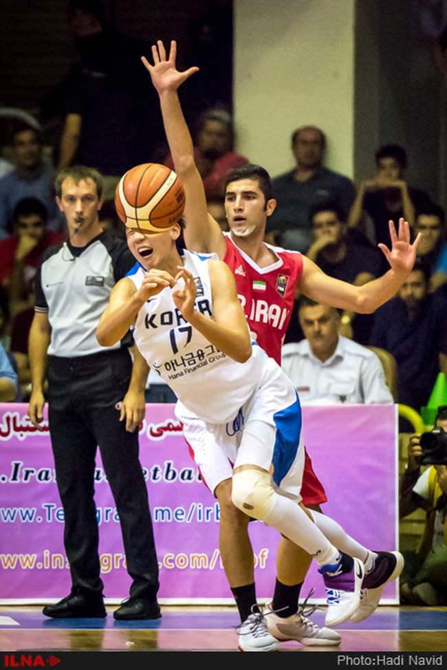 بیست و چهارمین دوره مسابقات بسکتبال قهرمانی جوانان آسیا: ایران - کره 