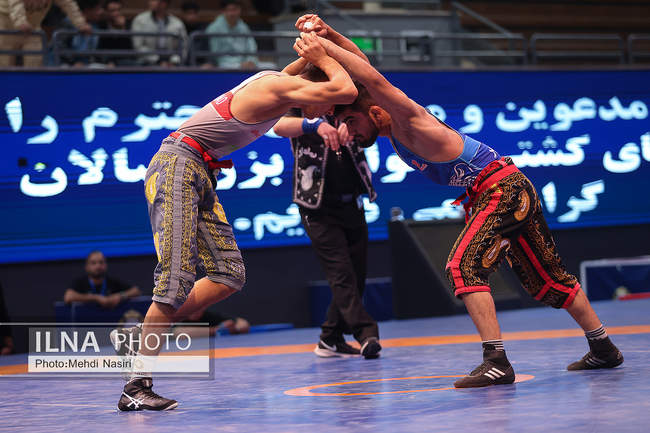 گزارش تصویری از رقابت‌های کشتی تعیین پهلوان سال ۱۴۰۴