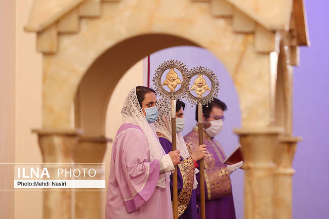 برگزاری مراسم سال نو میلادی ۲۰۲۱ در کلیسای سرکیس مقدس