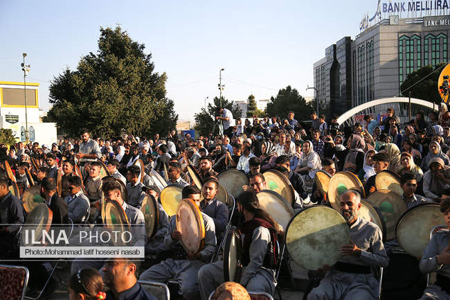 اجتماع ذاکران نبوی در میدان آزادی سنندج 