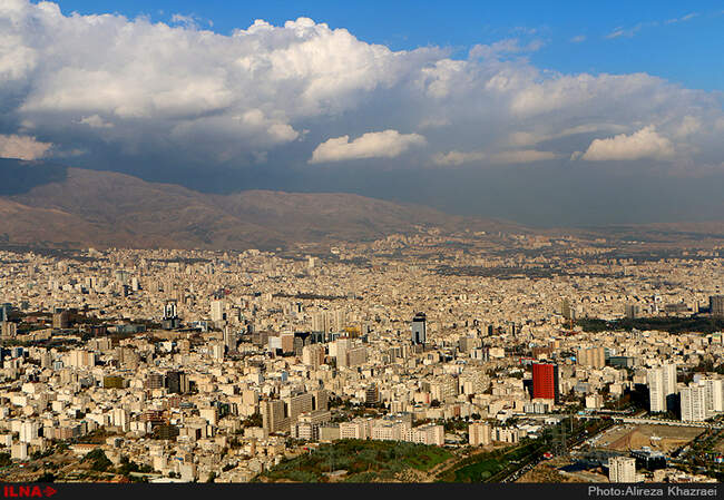 تهران پس از باران