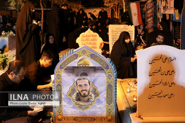 احیای شب بیست‌و‌یکم گلزار شهدا بهشت زهرا (س)