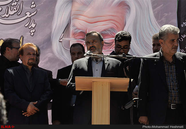 مراسم تشییع پیکر حمید سبزواری 