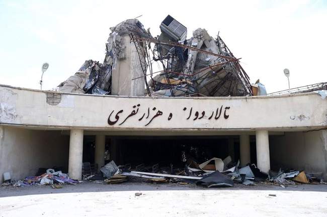 خسارت وارد شده به مجموعه ورزشی آزادی پس از حملات آمریکایی-صهیونی (عکس